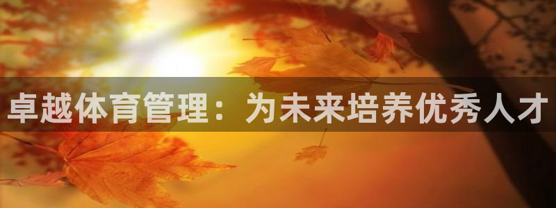必一体育官网网站：卓