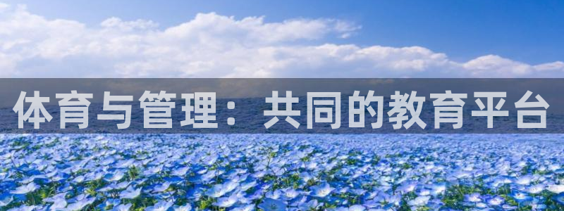 必一体育APP：体育与管理：共同的教育平台